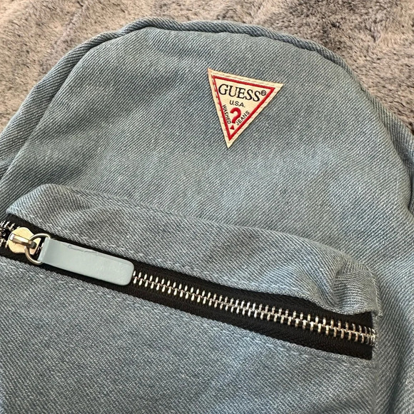 Guess Mini Denim Backpack - Picture 3 of 5